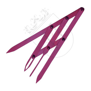 Herramienta divisora de cejas en Color púrpura La mejor herramienta para cejas Herramienta divisora de acero inoxidable de alta calidad para cejas Etiqueta privada - Product Image 2