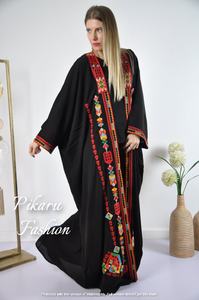 Venta al por mayor 2024 Abierto Invierno Mujeres Señoras Dubai Abaya Vestidos musulmanes Kimono Ropa Islámica - Product Image 4