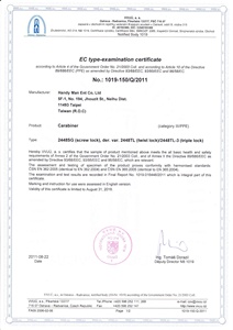 Mosquetón de Seguridad Tipo D con Cierre de Rosca de Acero 2448SG CE EN362, 35 kN - Product Image 5