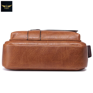 Promotionnel petit sac à bandoulière à bandoulière décontracté homme sac nouveauté mode Vintage affaires PU cuir hommes sacs de messager - Product Image 4