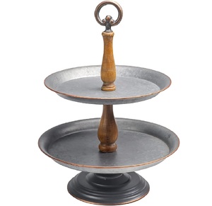 Stylish Grey Oval Galvanized Food Serving <b>Tray</b> in Sleek Design Perfect Home <b>Kitchen</b> Hotel Dessert Serving Elegant Display Piece - Product Image 5