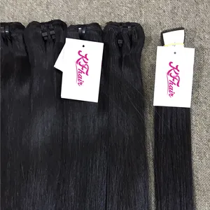 Productos para el cabello al por mayor con el precio más barato, extensiones de cabello negro 100% Virgen sin procesar, vendedores de cabello sin procesar de vietnam