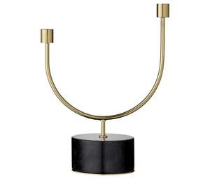 โลหะและฐานหินอ่อนสามชิ้นเชิงเทียนชุด - Product Image 4