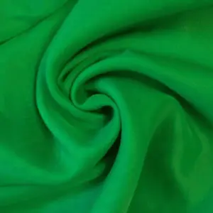 100% cotone Premium tessuto Voile tinta unita verde tinta unita materiale leggero peso della tenda qualità morbida mano sentire