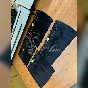 Bone Straight Human Hair Vietnamese Raw Hair Wigs for Black and Human Express ali Virgin Cuticle Aligned Hair - Product Image 3