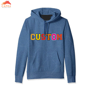 Sweat à capuche pour homme de haute qualité, personnalisé avec logo en chenille brodée, respirant et coupe-vent - Product Image 4