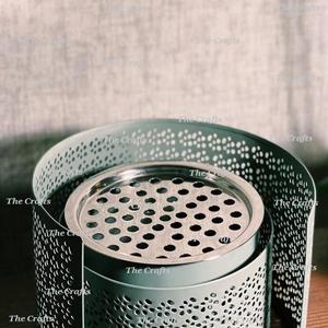 Maravilloso Juego de Quemadores de Incienso de Acero Inoxidable Color Plata, Quemador de Oud Mabkhara para Uso en el Hogar y Hoteles - Product Image 6