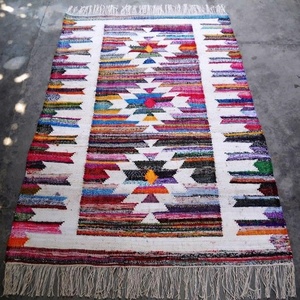 Alfombra Kilim Geométrica Ecológica - Product Image 4