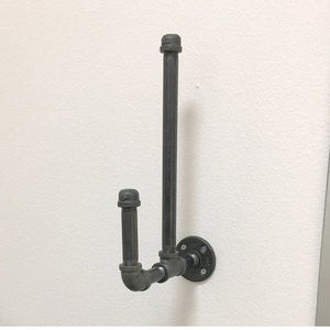 Porte-serviettes mural industriel en aluminium, porte-serviettes de cuisine, tube flexible - Product Image 2