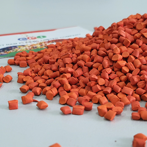 <b>Orange</b> Pigment Masterbatch LDPE LLDPE Film, Non-woven Fabrics, PE cables, PP Injection Molding Grade ISO9001 FDA REACH Certified - Product Image 1