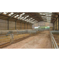 Abri préfabriqué pour l'élevage des moutons et des chèvres