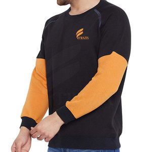 Sweat-shirt à col rond 100% coton de haute qualité pour hommes Usine de gros Teint uni pour l'hiver - Product Image 3