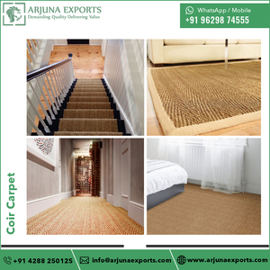 Eco Friendly 8mm Thickness/ Coir Fiber <b>Carpet</b> <b>Roll</b> for Function Halls at Wholesale Price with Best Quality - Product Image 4
