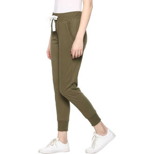 High Quality Women's Jogger Pants Customizable Breathable Casual Sweatpants with Lace and Painted <b>Decoration</b> for Winter - Product Image 3