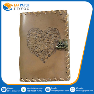 High Quality PU Leather A5/A4 <b>Travel</b> Diary Genuine Infinity Foot Print Embossed Bound <b>Journal</b> Writing Notebook <b>Journal</b> Lock <b>Gift</b> - Product Image 5