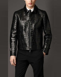 New Arrivals Real Cowhide Embossed <b>Leather</b> Men Fashion <b>Jacket</b> available in all <b>leather</b> Colours - Product Image 1