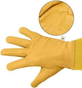 Guantes transpirables para portero de abejas, con manga de malla con ventilación - Product Image 2