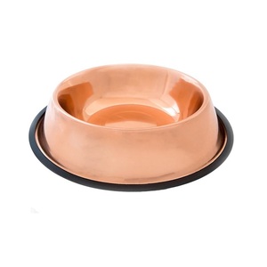 Bol à dîner en cuivre de conception nouvelle, qualité excellente, tendance du moment, vaisselle de cuisine, bol de service alimentaire, couleur noire pour la maison et la cuisine - Product Image 2