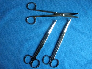 Ciseaux de pansement chirurgical en acier inoxydable épaissi de qualité médicale réutilisables de haute qualité - Product Image 6