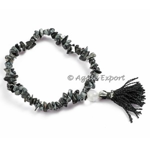 สร้อยข้อมือเกล็ดหิมะหินภูเขาไฟ - Product Image 1