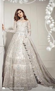 Beau Design Style Indien/Pakistanais Longueur De Plancher Lehenga Choli pour Mariage Lourd Zardozi Broderie Acétate Material-ATIYA - Product Image 2