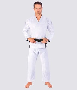 Uniforme de algodón de tejido de perla blanca de alta calidad Jiu Jitsu brasileño Gi personalizado ultra suave para hombres para Karate y Jiu Jitsu - Product Image 3