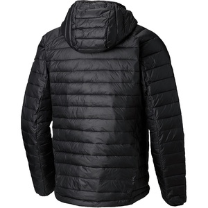 แจ็กเก็ตตัวปักเป้าผ้าใบน้ำหนักเบาขนาดใหญ่โอเวอร์ไซส์สำหรับผู้ชายเสื้อคลุมผ้าควิลท์กันน้ำบรรจุได้สีดำสำหรับฤดูหนาวผลิตตามสั่ง - Product Image 2