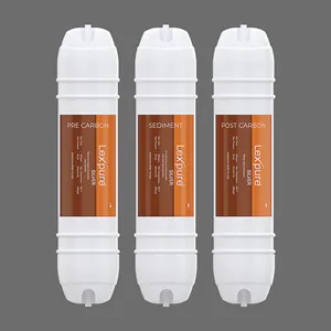 Lexpure-cartucho de filtro de agua, sedimento de carbono alcalino para purificadores de agua