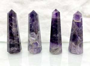 Vente en gros d'obélisques en quartz naturel poli Points de tour AGATE Guérison Baguette Gemmes pour la décoration intérieure Feng Shui Sculpture sur pierres précieuses - Product Image 5