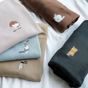 Nouveautés Pull basique à col rond et à manches longues pour femmes en tricot éponge confortable avec un design doublé Fabriqué au Vietnam - Product Image 2