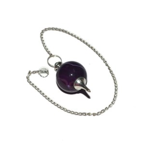 Bolas de ágata violadas, péndulos de bola de ágata, el mejor valor, en venta - Product Image 1
