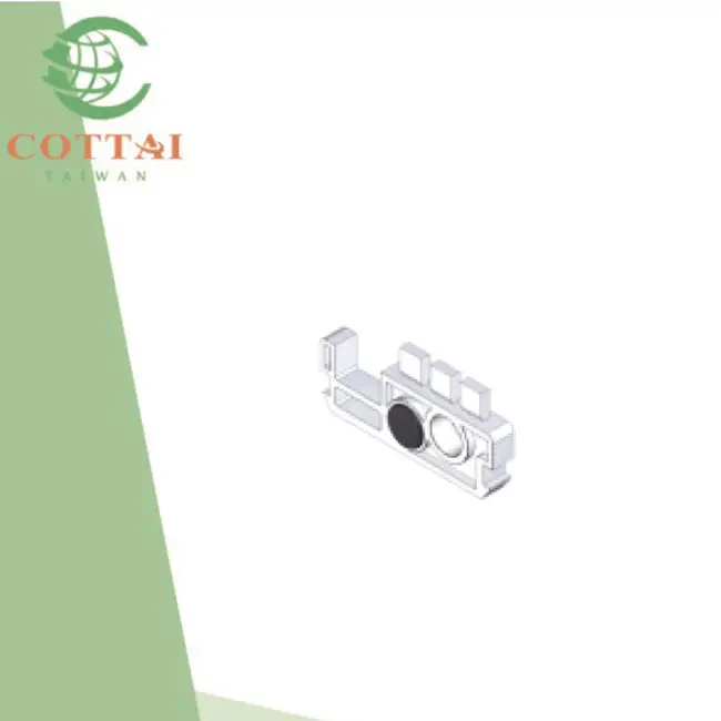 COTTAI-persiana Vertical, soporte de eje de perfil bajo y ancho, Delgado, con imán