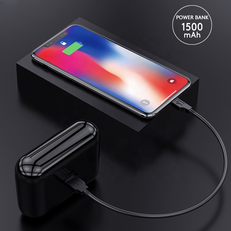 Mini Bluetooth 5.0 Écouteur avec Microphone Vrai Stéréo Intra-auriculaires Écouteurs Sans Fil