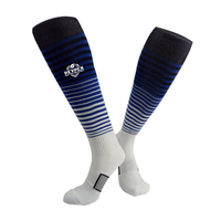 Chaussettes de sport à compression tricotées haute performance pour hommes adultes, idéales pour le basketball, respirantes, écologiques et à séchage rapide