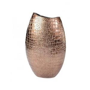 Impresión de logotipo personalizado, jarrones de Metal chapados en níquel, Estilo vintage, informal, moderno, contemporáneo, diseño abstracto - Product Image 2