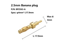 Connecteur banane à puces personnalisé 10 pièces, panneau à souder en or plaqué nickel pour PCB prise banane de 2mm 3mm 4mm