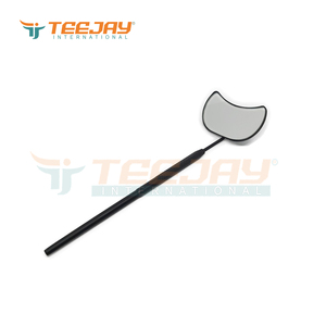 New Arrival Matte Black Powder Coated <b>Moon</b> cut Eyelash <b>Mirror</b> customized logo DHL FEDEX western union paypal - Product Image 3