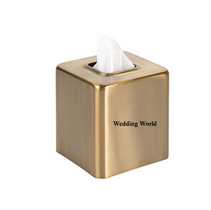 Hot Selling Metal <b>Tissue</b> <b>Box</b> Nice Quality Handmade Designer Napkin <b>Holder</b> Square Shape Tabletop Luxury Metal <b>Tissue</b> <b>Box</b> - Product Image 5