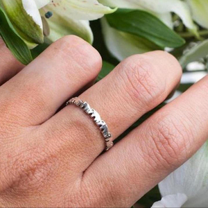 925 Sterling Silver Tiny Elephant Band <b>Rings</b> IGI Certified Wedding Engagement Anniversary Party Trendy Unisex Jewelry Wholesale - Product Image 1