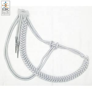 Aiguillettes en argent métallisé personnalisées OEM, double pointe, fil de laiton chromé, matériau de qualité supérieure - Product Image 3