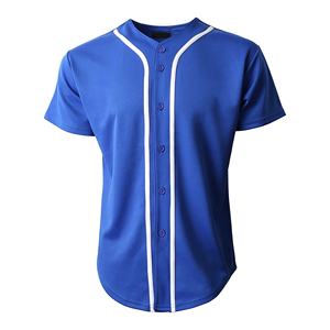 Camiseta de béisbol abotonada para clubes deportivos, conjunto de uniforme de béisbol sublimado para equipos escolares - Product Image 1