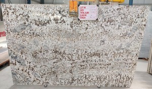 Dalles de granit blanc Alaska polies de qualité supérieure, modernes et durables, pour plans de travail de cuisine, dessus de table, revêtements de sol intérieurs, marches d'escalier - Product Image 3