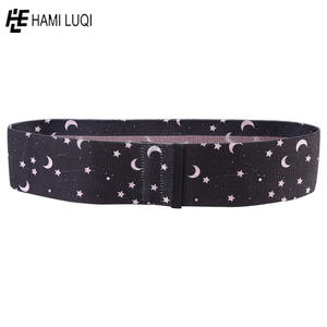 Bandes de Résistance en Tissu Personnalisables avec Logo Imprimé pour Yoga, Gym, Fitness, Exercices des Jambes, Fessiers et Hanches - Product Image 5