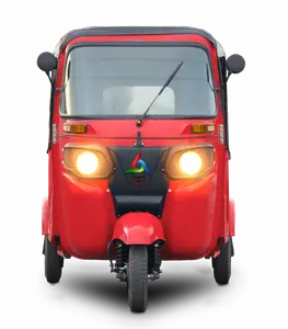 Triciclo de gasolina indio Bajaj tuk, 3 pasajeros, calidad auténtica, tres ruedas, precio bajo, en Perú