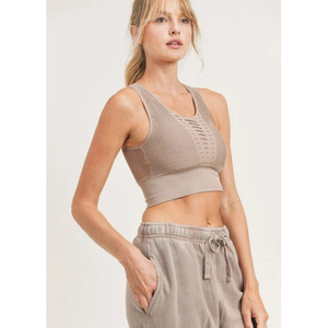 ชุดออกกำลังกาย OEM พร้อมโลโก้สั่งทำพิเศษ รุ่น AWAKEN COFFEE แบบไร้ตะเข็บ - Product Image 1