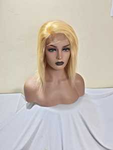 La mejor calidad HD para pelucas frontales de encaje para mujeres negras, alineado con cabello rubio cutícula, cabello de bebé prearrancado, brasileño de alta calidad - Product Image 2