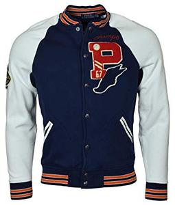 Veste universitaire de baseball pour homme de haute qualité 2026, tissu d'hiver avec broderie, col montant à capuche, manches en cuir - Product Image 2