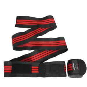 Factory <b>Direct</b> Custom Weightlifting Knee Wraps Custom Logo Elastic Bodybuilding Powerlifting Weightlifting Gym Knee Wraps Unisex - Product Image 4