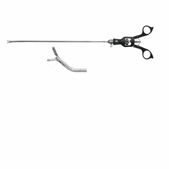 laparoscopic Bullet Nose Articulating Grasper Double action Tungsten