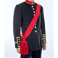 Écharpe de remise de diplôme étole personnalisée pour l'obtention du diplôme d'officier uniforme ceinture de sublimation